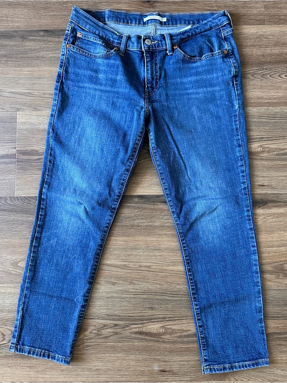 Levi's Boyfriend Jeans Womens 30x27 Blue Slim Relaxed Fit Denim Streetwear